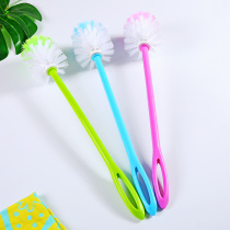 Toilet brush cleaning brush extended plastic round spherical square blind corner long handle toilet toilet brush