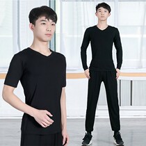 Dance clothes practice clothes mens loose student shape clothes modern dance Latin dance Modal coat pants sets ~