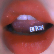 Satans Child Letters Tongue bitch Tongue Nail Perforated Titanium Steel Allerent Short Puncture Jewelry