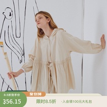 Duo Duo Coco 22 Spring Summer New Cotton Hemp Long Sleeve Short Jacket Womens Thin Sunscreen