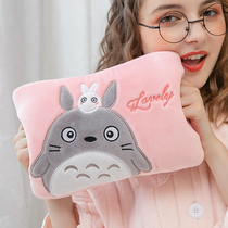 Hot water bag charging explosion-proof baby warm water bag plush cute girl apply belly water Electric warm hand treasure hot treasure