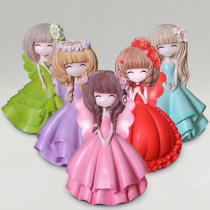 29cm high large wings garden Princess plaster mold new latex handmade doll diy painting