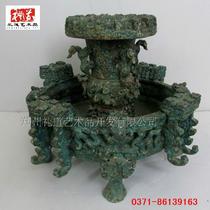Doing the old Hubei antique bronze ware ancient play tourist souvenirs Zeng Hou Zun Dish Wine Ware Pendulum of the Bronze Home Decoration