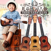 Childrens guitar toy Ukulele can play simulated musical instruments for boys and girls beginners learning music piano baby gift