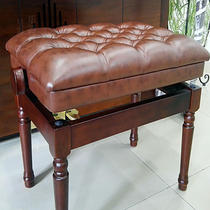 Spot overseas export high-grade single piano stool piano stool ancient kite stool electric pure solid wood lifting adjustment