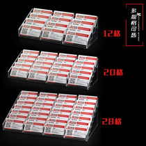 Desktop Acrylic business card holder Business card storage box Shelf table front desk bank card creative box Business high-end