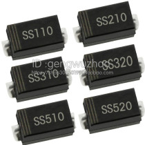 Whole new SS110 210 220 310 320 510 520 SMD SMA Schottky Diode