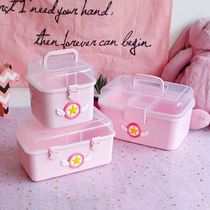 Medical emergency medical box medical kit special student small medicine box dormitory small household portable drug storage box