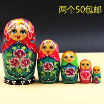 Trekking Russian children Toys wood creative peanuts Day gifts Lin Yiyi Lin Yiyi dumped and snapped up the clearing house
