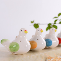 Fun Ocarina 6-hole students childrens musical instruments beginner introduction to porcelain flute pigeon rhubarb duck alto AC transfer tutorial