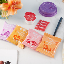 Fragrant fluttering milk tea multi-flavor 80g*6 cups ALY]