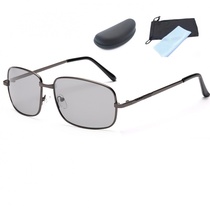 2021 Smart color-changing polarized sun glasses men driving tide sunglasses fishing anti-ultraviolet retro glasses