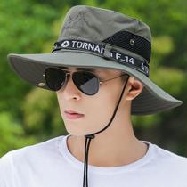 2021 new fishing hat male sunscreen visor mountaineering hat male summer hat sun hat summer fisherman hat