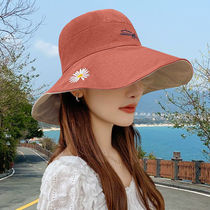 2021 New Daisy Fisherman Hat Women's Summer New Korean Tide Joker Sun Sunscreen Hat