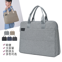 Briefcase Boy 2022 New Business Office Bag Triple file bag Custom Inlogo Fashion Mens Handbag