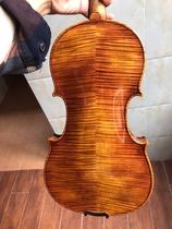 European material all hand-made violin oil paint natural tiger pattern violin tone color beauty test practice Special
