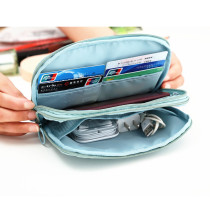  Na Cai overseas travel passport bag Multi-function document bag Passport holder document bag storage charter ticket holder protective cover