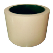 6-inch white wear-resistant husking rubber roller thickened rice mill rubber wheel broken rice less husking machine rubber roller