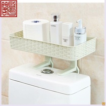 Wall-mounted toilet rack top supplies thickened storage rack shelf water tank toilet toilet paper plastic