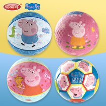 Piggy Paige ball Basketball Childrens football 1-3-6 years old Infant baby hand grip racket racket ball toys 4