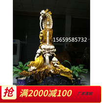 Shen Jinsi Nan flowers and birds landscape ornaments root carving wood carving crafts Shouxing Wealth God Maitreya Buddha Lotus Guanyin