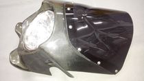 CB400 XJR400 ZRX400 CB1300 modified Hood pig headcover deflector with windshield carbon fiber