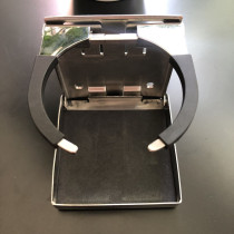 Car car water cup holder folding beverage holder stainless steel truck tea cup holder metal cup holder ashtray rack