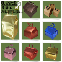 Spot aluminum foil non-woven insulation bag Velcro insulation bag 6 inch 8 inch 10 inch cake fresh bag refrigerated ice bag