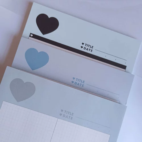 Южная Корея Jurxxnote Net Red Ins, Love Love B5, Learn Heart, подписала сетку с двумя