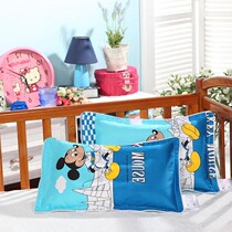 Childrens pillow 3-6 years old kindergarten anti-mite pillow Primary School students cotton 1-3-10 years old cartoon cotton nap pillow 1