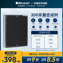 Blueair blueblue ya er screen 203 270E 260i 280i 303 applicable composite filter