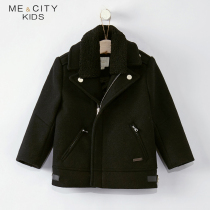 Michidi Childrens Flagship Store Mecity Flagship Store Winter Boys Line Lamb Lamb Locomotive Captain 503042