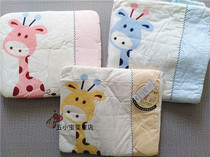 Brand clearance baby cotton summer cool quilt 110*140 air conditioning is treated with kindergarten defects