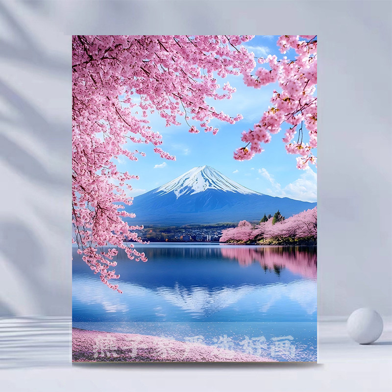 富士山油画-富士山油画促销价格、富士山油画品牌- 淘宝