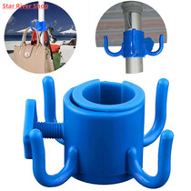 Plastic 4-prongs Beach Umbrella Hanging Hook for Towel Camer