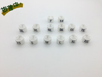 Factory direct black print package on white background