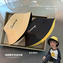 Chenchen mother anti-ultraviolet sunscreen children Japanese Joker letter fisherman hat girl hat boy tide autumn hat