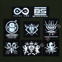 Tomorrow Ark laser engraving 3M Reflective Magic Sticker Chapters of Penguin Logistics Gantry Rhinelrhein Backpacks
