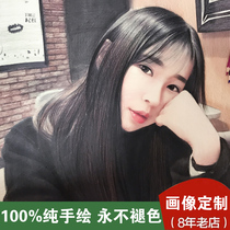 Sketch portrait custom avatar painting color lead painting real-life photo change hand painting portrait portrait portrait drawing cartoon