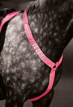 British EQUI-FLECTOR Safety Fluorescent Front Chest Belt Wild Ride Night Horse Horse Reflective