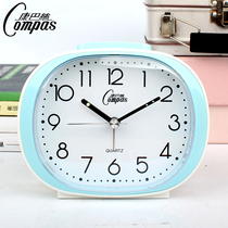 Kangba Si large font alarm clock Mute bedside table Student snooze lazy clock Night light snooze room table clock Electronic watch