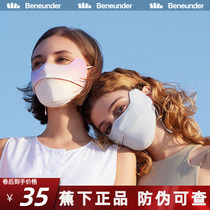 Blush and eye protection under the cover of 3D stereo autumn female wind protection against UV cover neck