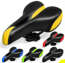 Mountain bike saddle thickening middle hole seat bag seat cushion bike seat cushion riding bicycle universal seat seat