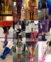 Export foreign trade small pepper British hipsters blitz hunter rain boots high tube rain boots waterproof Korean soft bottom