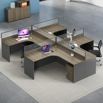Desk Brief Modern Computer Desk Office Table Station Screen 4 Peoples Desk Chair Composition