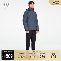 (Pre-sale) Kolong mens shirt GTX fleece three-in-one jacket waterproof outdoor jacket two-piece set