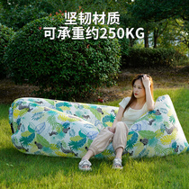 Outdoor inflatable sofa lazy air air cushion mattress portable single lying chair music festival Net red picnic