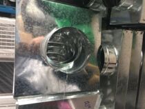 Oil fume purifier square round sky square round Joint white iron sheet square round connection galvanized air pipe diameter diameter interface