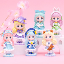 2020 Net Red New Light girl blind box hand-made ornaments cartoon children Girl version birthday gift girl heart