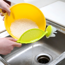 Japan Naughty Machine Naughty Brush Naughty Rice Spoon Without Hurting Hands Naughty Rice Theiner Domestic Drain Washing Rice Griddle Rice Wash Rice Cleaner